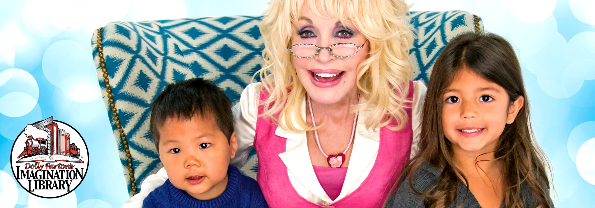 Inspire your child's love of reading with Dolly Parton's Imagination Library.
